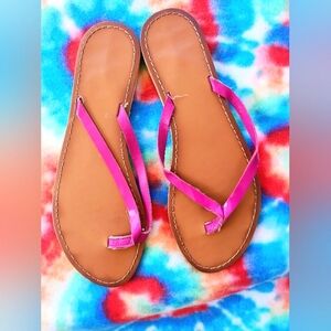 Pink  Sandals, Size 9